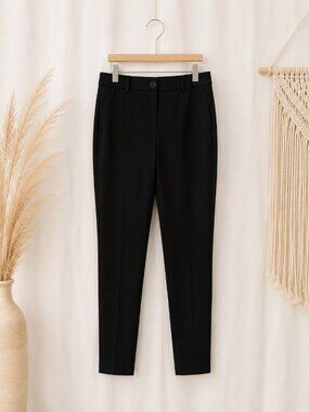 Zara High Rise Legging Pants NWT Size Medium Black Slim Fit Trousers
